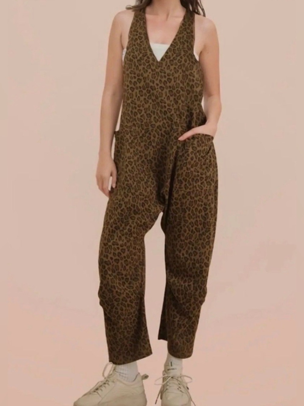 leopard jumpsuit